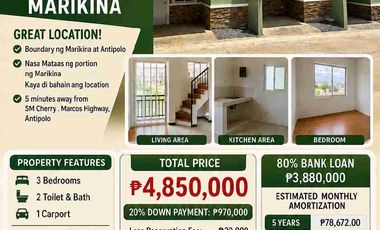Townhouse For Sale in Marikina City
