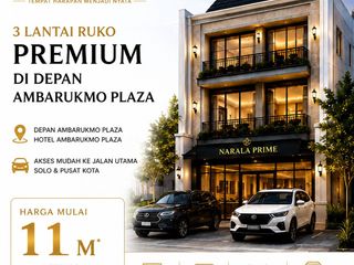 Dijual Ruko di Jogja Lokasi Premium Adisucipto Depan Plaza Ambarrukmo