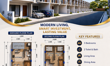 HOUSE & LOT FOR SALE | VISTA TOWNHOUSE – MENDEZ, CAVITE NEAR TAGAYTAY
