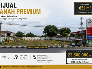 TURUN HARGA LD 22 X 37DEPAN MCD AMBARUKMO