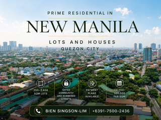 New Manila Quezon City Lot for Sale