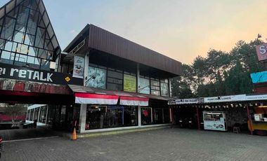 di jual tanah+bangunan murah di jalan raya puncak