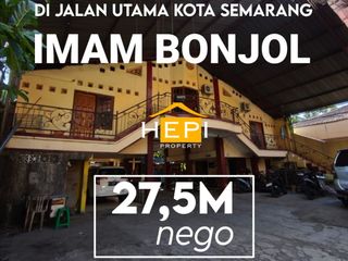 Dijual Tanah dan Bangunan di Imam Bonjol Semarang