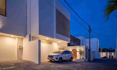 Modern minimalist 3 Bedroom Villa, Furnished, Strategic Location at Canggu Area, Near to the Beach