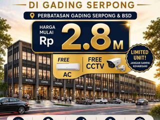 Ruko 2 Miliaran di Jalan Boulevard Gading Serpong - BSD