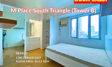 1BR CORNER UNIT IN MPLACE SOUTH TRIANGLE - TOWER B