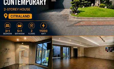 LUXURY MODERN INDUSTRIAL HOME AT CITRALAND UTAMA SURABAYA