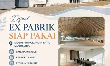 Di Jual Murah Ex Pabrik Siap Pakai Lokasi Nol Jalan Raya Mojosari -Mojokerto