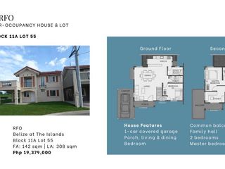 RFO HOUSE AND LOT in Belize Island Park