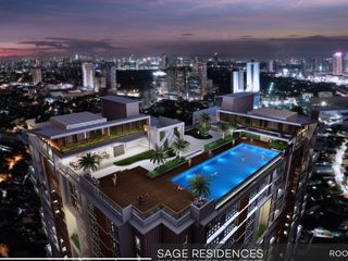 2BR Corner Unit w/ Balconies FOR ASSUME in SAGE RESIDENCES Mandaluyong near Shaw Boulevard