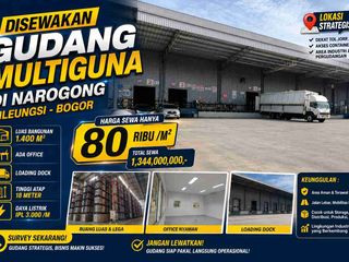 Disewakan Gudang