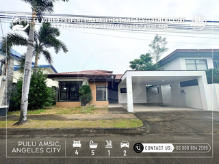 HOUSE FOR SALE WITH BIG POOL AND 4 BIG ROOMS FOR RENT IN PULU AMSIC SUBDIVISION