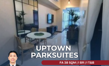 1-Bedroom Unit with Mitsukoshi Mall View at Uptown Parksuites