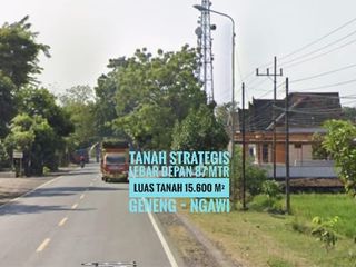 (L) Tanah LD 87 mtr, NOL Jalan Raya Propinsi Madiun-NGAWI, Cantik