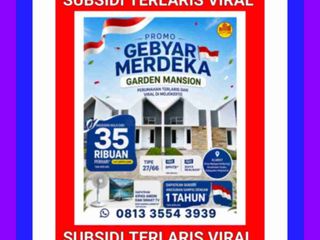 rumah mojokerto garden mansion subsidi terlaris viral best invest