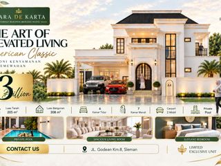 Rumah guest house pesan bangun area asri godean  fasilitias komplit