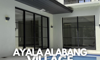 Brand New 3-Storey House with Private Pool in Ayala Alabang Village for Sale