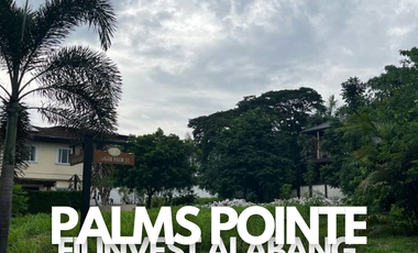 Corner Residential Lot for Sale in Palms Pointe, Filinvest Alabang - 333 sqm