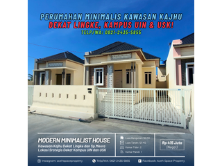 Dijual Rumah Murah di Kajhu - Dekat Kawasan Lingke, Polda Aceh dan Kampus UIN & USK!