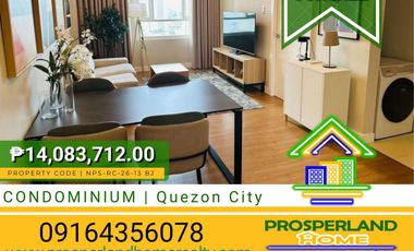 1-BEDROOM CONDO FOR SALE IN QUEZON CITY