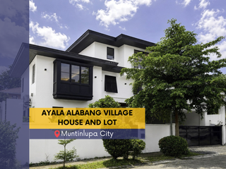House and Lot For Sale in Ayala Alabang Village at Muntinlupa City
