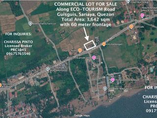 Commercial Lot Along EcoTourism Road Guisguis Sariaya Quezon