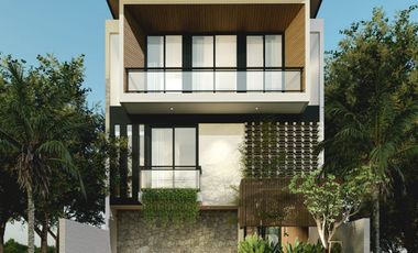 Dijual Rumah Baru Lokasi Taman Puspa Raya CitraLand Utama. Tropical Balinese Modern.