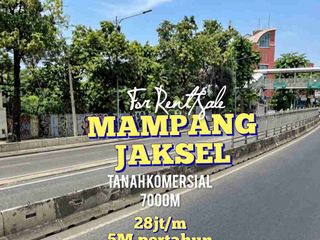 Tanah Komersial di Pinggir Jalan Area Buncit, Mampang, Jakarta Selatan