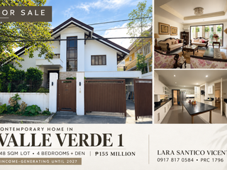 FS: Valle Verde 1 Income Generating | 448 sqm | 155M