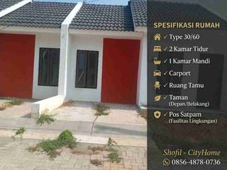 Rumah Murah Subsidi Lebar 7.5 M Dekat Terminal & Fasilitas Umum - Angsuran Flat