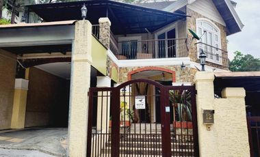 Pre-owned 2 Storey 4 Bedroom Fully Furnished House For Sale with Swimming Pool in Camp 7 Baguio City-JV2