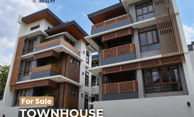 Townhouse For Sale BRAND NEW 4 Bedroom Townhouse in Scout Area Quezon City near Timog Ave Tomas Morato townhouse for sale