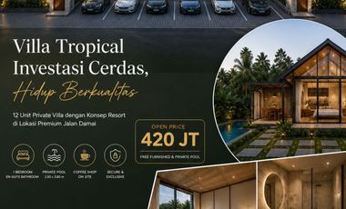 Villa dengan Fasilitas Sushi dan Coffee Shop Strategis Jalan Damai Jogja - Mulai Rp420 Juta