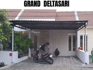 DIJUAL RUMAH GRAND DELTASARI CLUSTER SIAP HUNI. DEKAT WARU, TOL BERBEK, TERMINAL BUNGURASIH, RS. MITRA KELUARGA, JUANDA