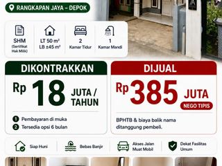 Rumah siap huni di lingkungan cluster, cocok untuk keluarga. Lokasi strategis dengan akses jalan mobil dan dekat berbagai fasilitas umum serta institu