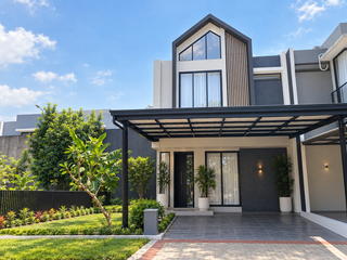 DISEWAKAN RUMAH BARU KEBAYORAN HARMONY BINTARO JAYA, POSISI HOEK SEMI FURNISHED!