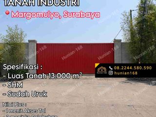 Jual Sewa Tanah Industri Gudang Pergudangan Margomulyo Permai Indah Suri Mulia Surabaya Raya Kavling Bekas Pabrik Jaya Sentong Buntaran Angtropolis Barat Utara Tambak Langon Kalianak Osowilangun