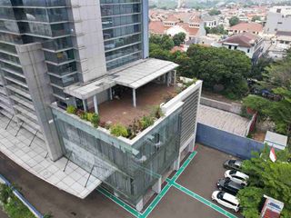 GEDUNG KANTOR DIJUAL 9 LANTAI ADA HELIPAD DI PONDOK PINANG JAKARTA SELATAN