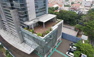 GEDUNG KANTOR DIJUAL 9 LANTAI ADA HELIPAD DI PONDOK PINANG JAKARTA SELATAN