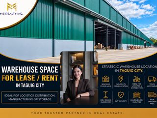 Warehouse Spaces for Lease Rent in Taguig City
