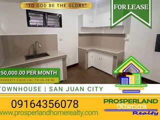 TOWNHOUSE FOR LEASE IN SAN JUAN CITY
