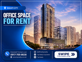 Office for Rent in Makati City at The Gentry Corporate Plaza Near Ayala Avenue