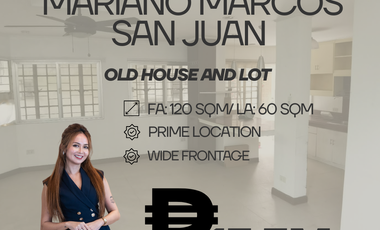 OLD HOUSE FOR SALE FOR RENOVATION IN MARIANO MARCOS SAN JUAN