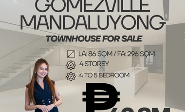 PRESELLING TOWNHOUSE FOR SALE IN GOMEZVILLE MANDALUYONG