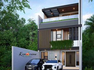 Rumah baru, exclusive dalam komplek 3 lantai + rooftop di Jagakarsa Jaksel