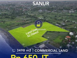 TANAH PREMIUM BEACHFRONT DIJUAL – PANTAI PADANG GALAK SANUR, B