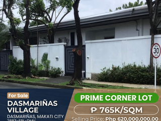 PRIME Lot For Sale Dasmarinas Village Corner Lot with Structure Makati City near Greenbelt Glorietta One Ayala lot for sale
