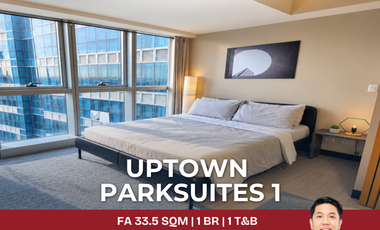 1-Bedroom Fully Furnished Unit at Uptown Parksuites 1, BGC