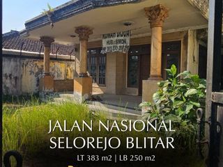 DI JUAL Rumah hitung tanah Jln Nasional III selorejo  kab Blitar