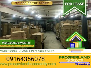 WAREHOUSE SPACE FOR LEASE IN PARAÑAQUE CITY
